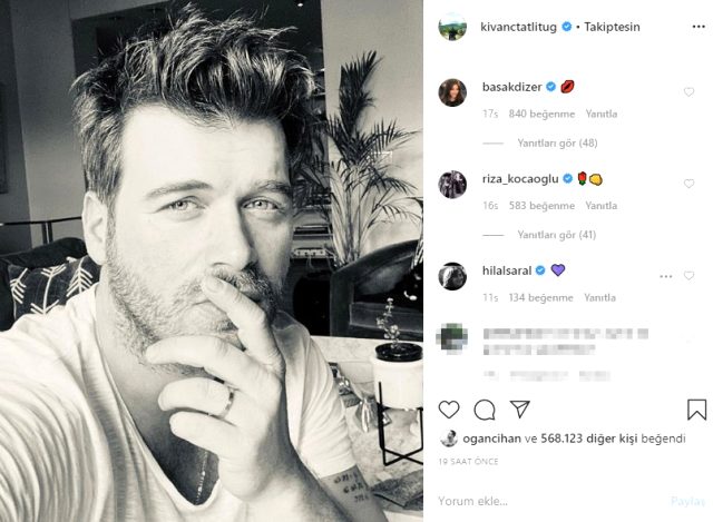 Aylar sonra Instagram'dan fotoğrafını paylaşan Kıvanç Tatlıtuğ'a beğeni yağdı