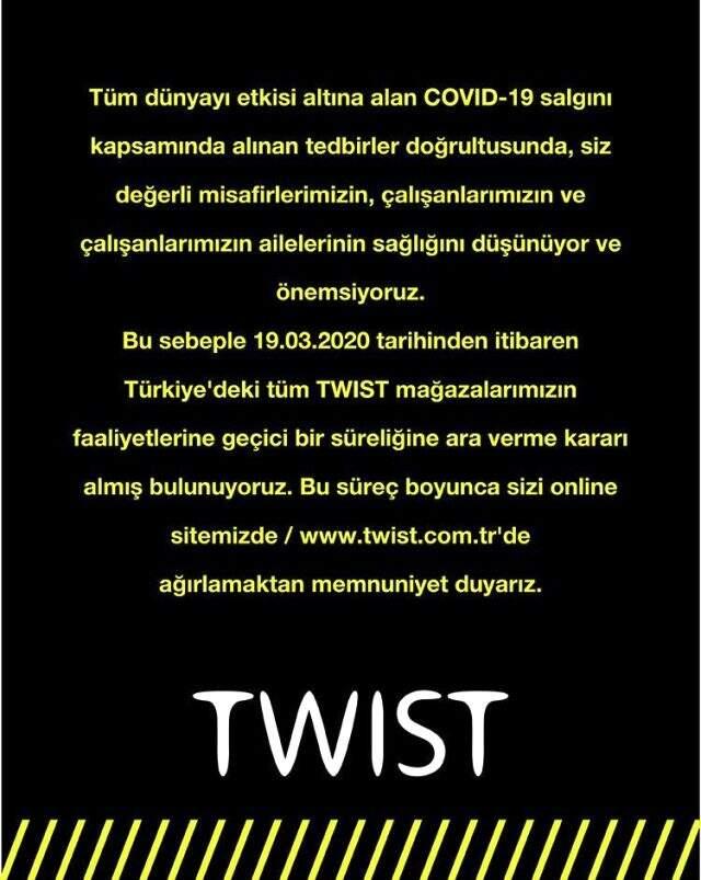 7 büyük tekstil markası, koronavirüs nedeniyle tüm mağazalarını kapatma kararı aldı