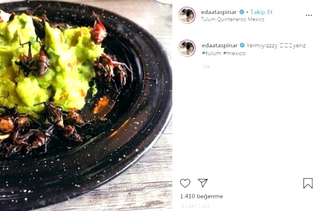 Salgın nedeniyle evde olan Eda Taşpınar, Instagram'dan siyah mayolu pozunu paylaştı