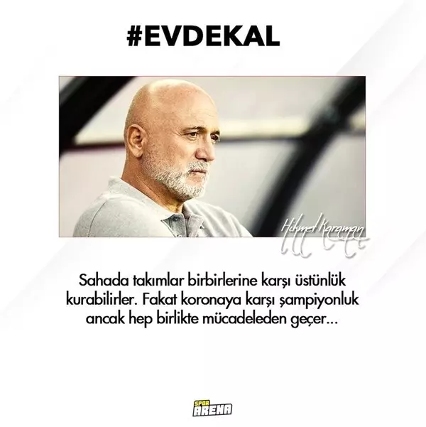 Spor dünyasından 'EvdeKal' çağrısı!