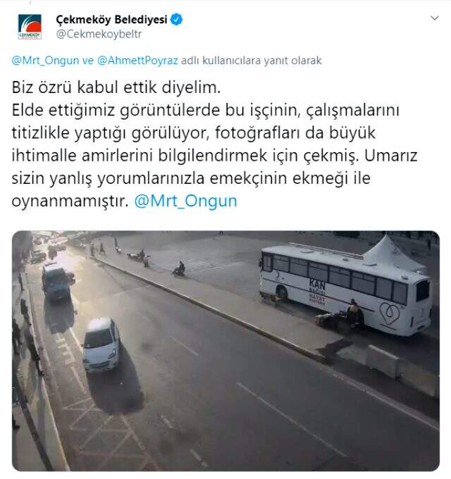 İBB Sözcüsü Murat Ongun, AK Partili Çekmeköy Belediye Başkanı'ndan özür diledi İBB Sözcüsü Murat Ongun, AK Partili Çekmeköy Belediye Başkanı'ndan özür diledi