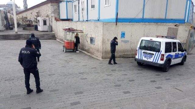 Taksim İlkyardım Hastanesi'nde karantinadan kaçan kadın, yakalandı Taksim İlkyardım Hastanesi'nde karantinadan kaçan kadın, yakalandı