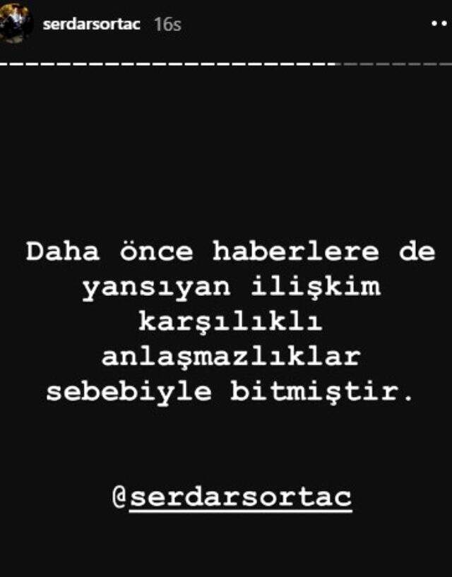 Serdar Ortaç'ın ayrıldığı sevgilisi Seçil Gür sessizliğini bozdu: Ayrılığı Instagram'dan öğrendim