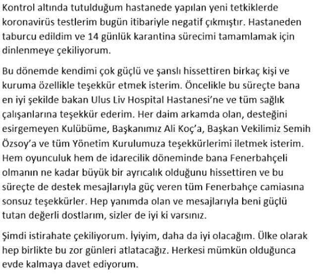 'Yüzde 1 milyon koronayım' diyen Cenk Renda'nın test sonucu negatif çıktı