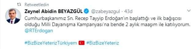 Cumhurbaşkanı Erdoğan'ın başlattığı kampanyaya destek yağdı