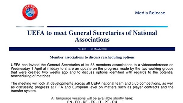 UEFA'dan liglerin başlangıcı için flaş karar!