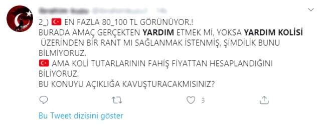 İBB'nin 150 TL'lik gıda yardım kolisinin fiyatı büyük tepki çekti