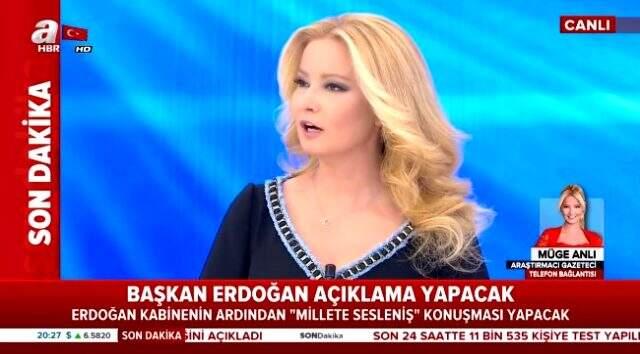 Sağlık çalışanlarına söylediği sözlerden dolayı tepki çeken Müge Anlı, özür diledi