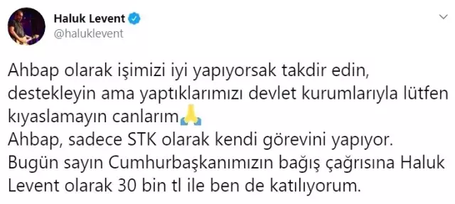 Mustafa Ceceli, Cumhurbaşkanı Erdoğan'ın başlattığı kampanyaya 50 bin TL bağışlayarak destek oldu