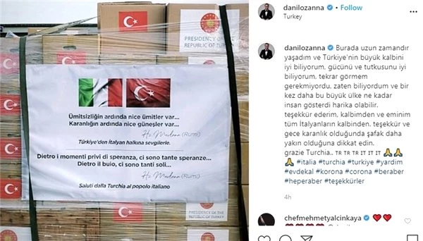 İtalyan şef Danilo Zanna: Türkiye'nin büyük kalbini iyi biliyorum