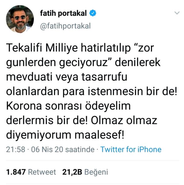 Erdoğan, Portakal hakkında neden suç duyurusunda bulundu? Dikkat çeken tweet detayı
