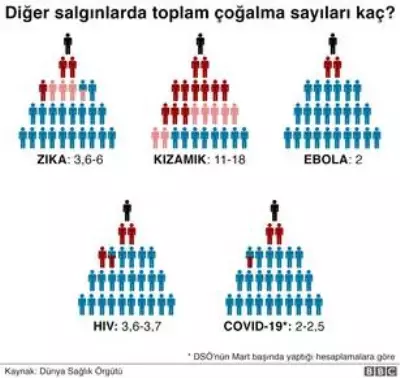 Koronavirüsün yayılma hızı nedir, bulaştırma katsayısı R0 nasıl hesaplanır?