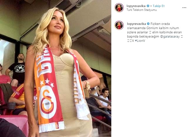 Galatasaraylı Rus güzel Victoria Lopyreva, huzuru yogada buldu