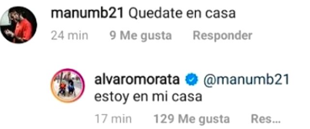 Alvaro Morata'dan takipçisinin 'Evde kal' talebine yanıt: Evdeyim zaten