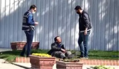 Herkes evlere kapandı, Cezayirli vatandaş boş parkta uyumayı tercih etti