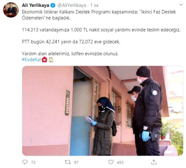 İstanbul'da 114 bin kişiye 1.000'er TL'lik ikinci faz destek ödemeleri başladı İstanbul'da 114 bin kişiye 1.000'er TL'lik ikinci faz destek ödemeleri başladı