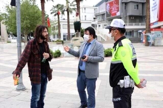 Yasağa rağmen sokağa çıkan alkollü, ambulansa otostop çekti