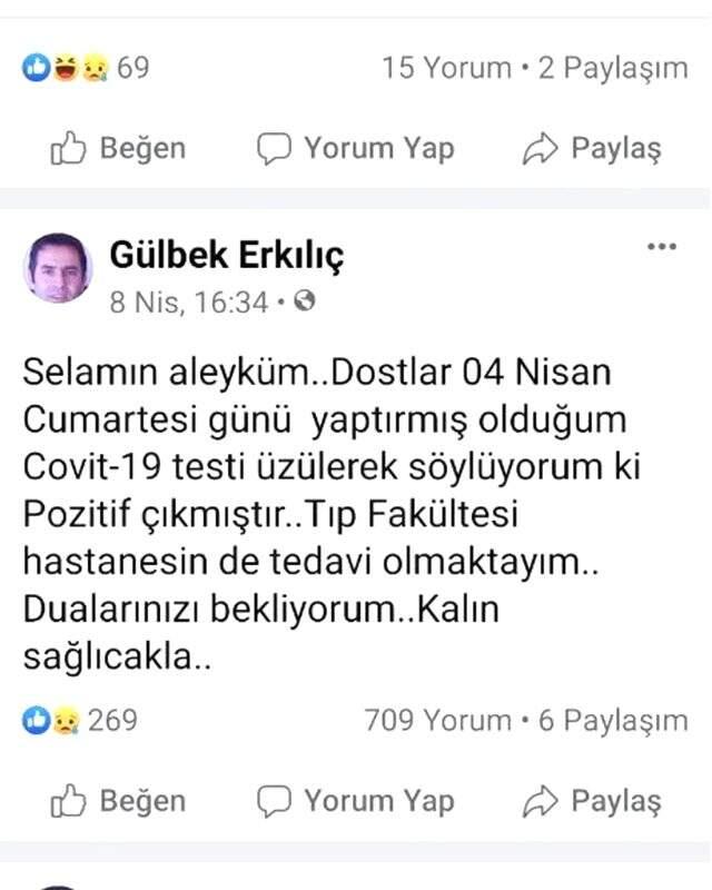 Hastanede olduğunu bildirdi, son paylaşımı oldu