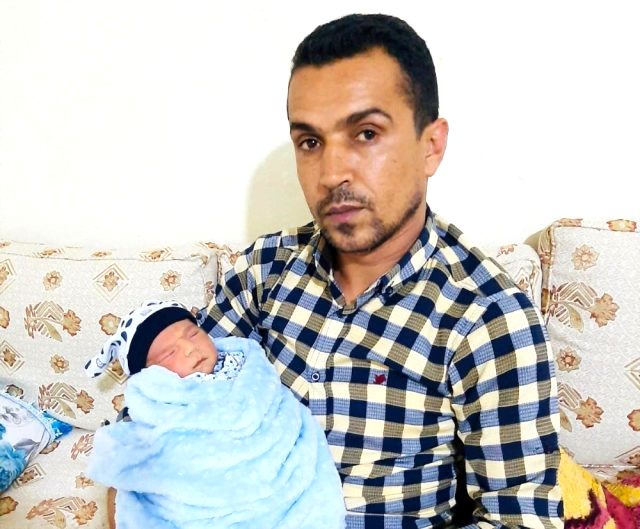 Cumhurbaşkanı Erdoğan, evlat nöbetindeki ailenin yeni doğan çocuğuna 'Hamza' ismini verdi