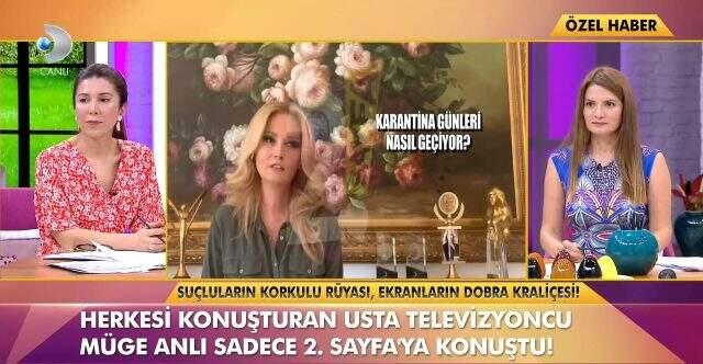 Karantinada olan Müge Anlı, yerleri silmekten 9 kilo verdi