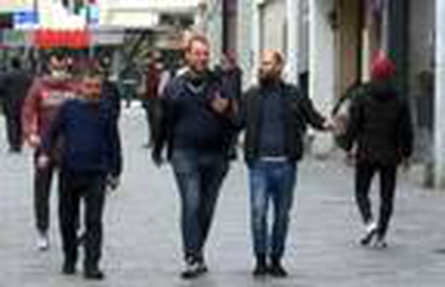 İstiklal Caddesi'ndeki kalabalık
