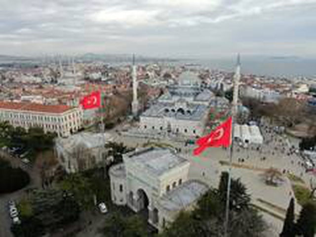 İstanbul'daki korona kaynaklı büyük değişim, havadan görüntülendi