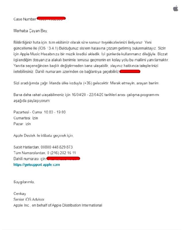 Apple'ın açığını bulan genç, 1,5 TL'lik müzik klibi ile ödüllendirildi Apple'ın açığını bulan genç, 1,5 TL'lik müzik klibi ile ödüllendirildi