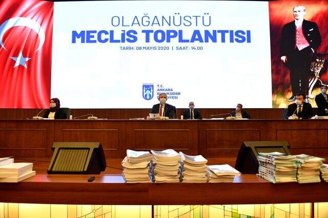 Ankara Büyükşehir Belediye Meclisi, Mansur Yavaş'a 100 milyon lira borçalanma yetkisi Ankara Büyükşehir Belediye Meclisi, Mansur Yavaş'a 100 milyon lira borçalanma yetkisi