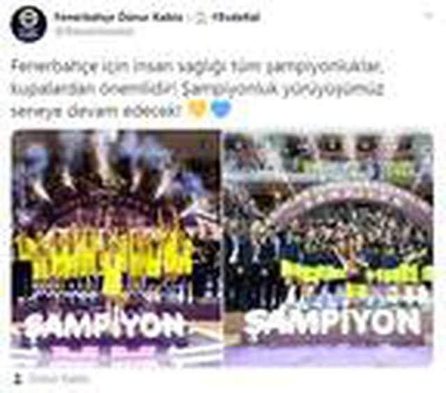 Son dakika: Fenerbahçe'den TBF ve tescil paylaşımları!