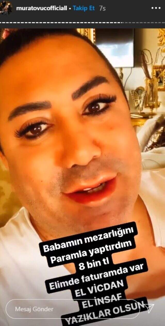 Reklam karşılığında babasının mezar taşını yaptırdığı söylenen fenomen Murat Övüç, kendisini savundu