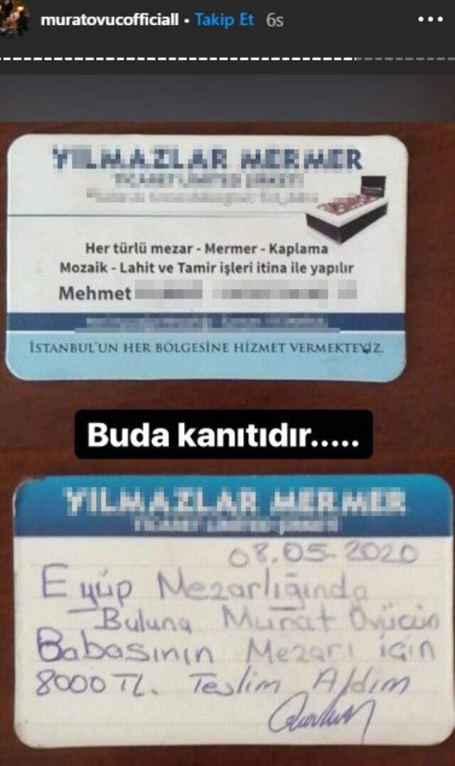 Reklam karşılığında babasının mezar taşını yaptırdığı söylenen fenomen Murat Övüç, kendisini savundu