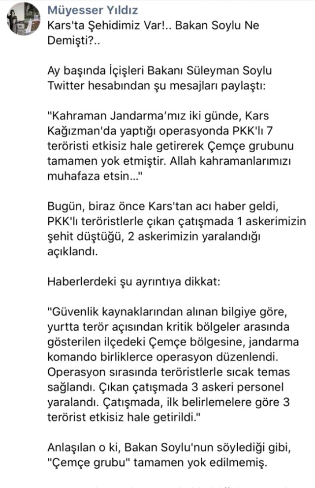 Bakan Soylu, Müyesser Yıldız'a sert çıktı: Bir PKK bir de sen üzülmüşsün
