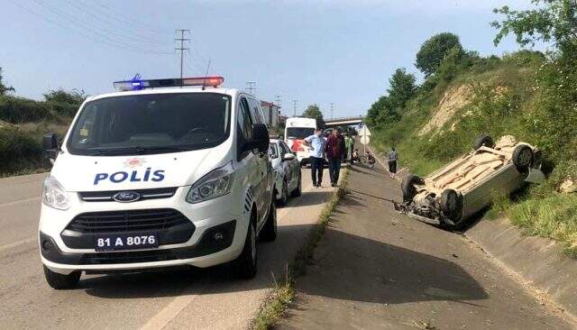 Kardeşinin kaza yaptığını gören sağlık personeli gözyaşlarına hakim olamadı