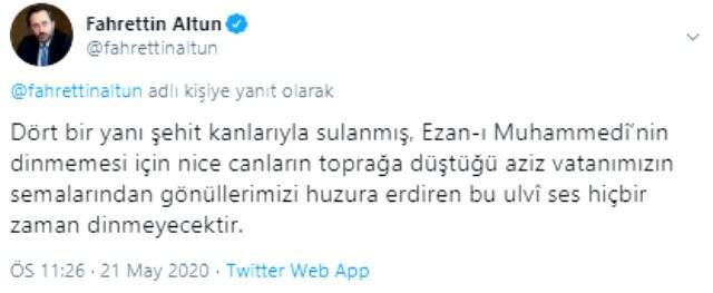 İletişim Başkanı Altun, 'camide müzik' skandalına tepki gösterdi: Kabul edilemez bir saldırı İletişim Başkanı Altun, 'camide müzik' skandalına tepki gösterdi: Kabul edilemez bir saldırı