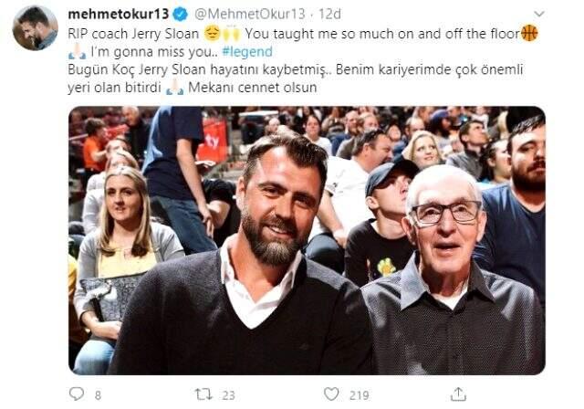 Mehmet Okur'un eski koçu Utah Jazz efsanesi Jerry Sloan hayatını kaybetti