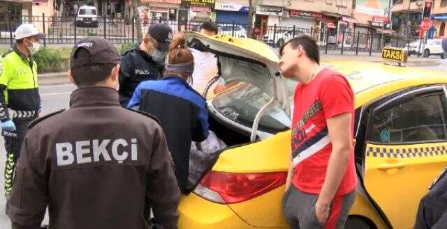 Yasağa rağmen müşteri alan taksiciden şaka gibi savunma: İnisiyatif kullandım Yasağa rağmen müşteri alan taksiciden şaka gibi savunma: İnisiyatif kullandım