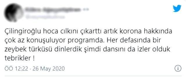 Aşı çalışmalarının konuşulduğu yayında Prof. Dr. Çilingiroğlu, zeybek oynadı