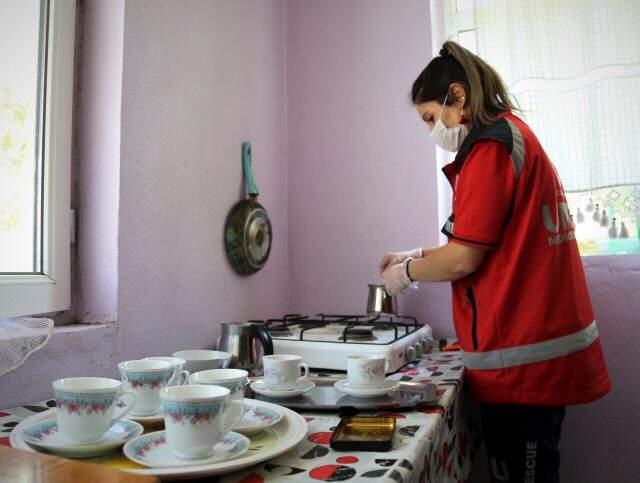 Türkiye'yi gülümseten çifte sözünü tuttular, kahve içmeye gittiler