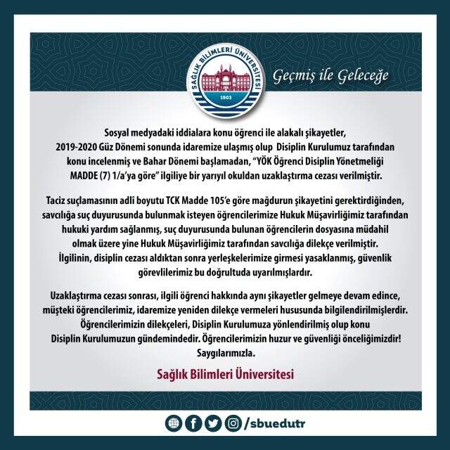 Skandal taciz olayı! Kız öğrenciler sosyal medyadan ifşa edince üniversite olaya el attı