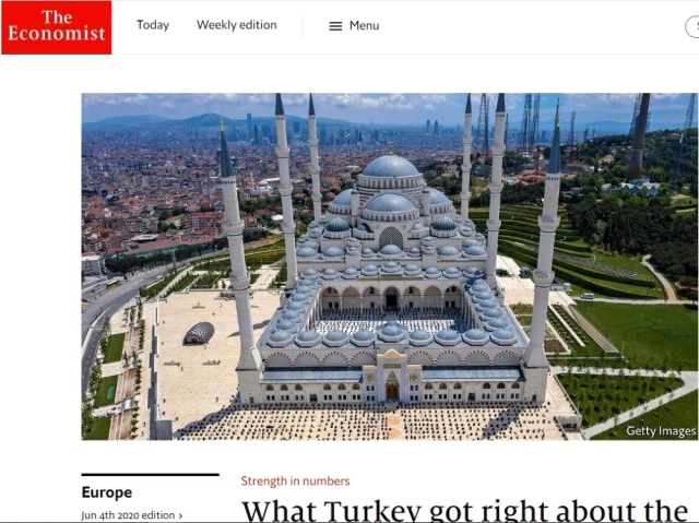 Economist dergisi, Türkiye'nin Covid-19'la mücadelesini övdü