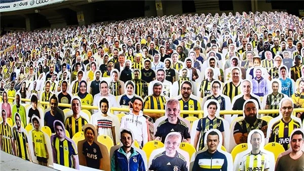 Fenerbahçe Kulübü, <a class='keyword-sd' href='/ulker-stadi/' title='Ülker Stadı'>Ülker Stadı</a>'na taraftar kartonetleri yerleştirdi