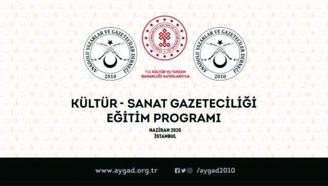 AYGAD'ın 4 gün sürecek Kültür ve Sanat Gazeteciliği Eğitimi projesi start alıyor AYGAD'ın 4 gün sürecek Kültür ve Sanat Gazeteciliği Eğitimi projesi start alıyor