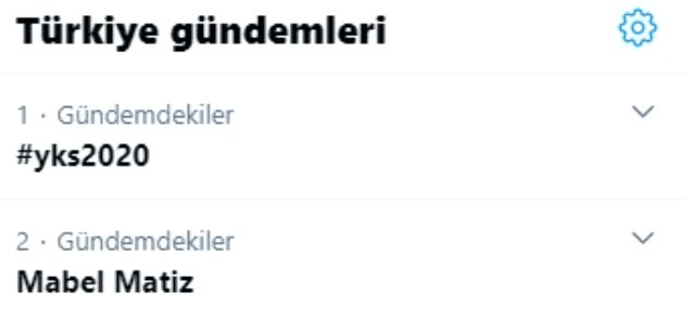 Üniversite sınavındaki bir soruda şarkısı geçen Mabel Matiz, Twitter'da gündem oldu