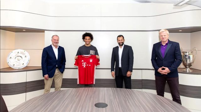 Bayern Münih, Leroy Sane ile 5 yıllık sözleşme imzaladı