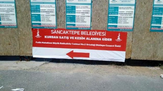 Sancaktepe Belediye Başkanı Döğücü'den İmamoğlu'na pankart sitemi