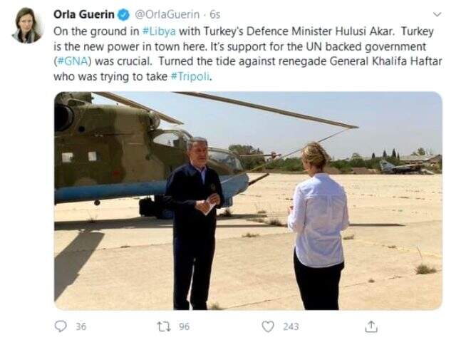 Hulusi Akar Libya'da BBC'ye konuştu: Bazı ülkeler NATO'yu Türkiye'ye karşı araç olarak kullanmaya... Hulusi Akar Libya'da BBC'ye konuştu: Bazı ülkeler NATO'yu Türkiye'ye karşı araç olarak kullanmaya...