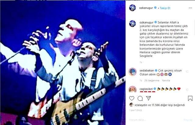 MFÖ solisti Özkan Uğur, ikinci kez kanseri yendi MFÖ solisti Özkan Uğur, ikinci kez kanseri yendi
