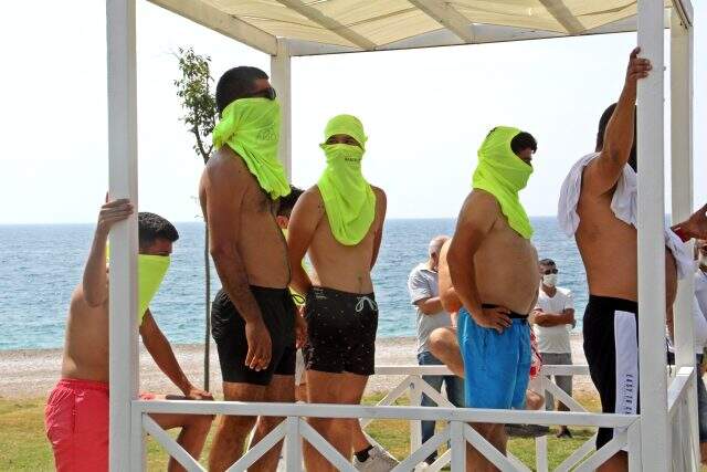 Antalya'nın dünyaca ünlü sahilinde loca gerginliği