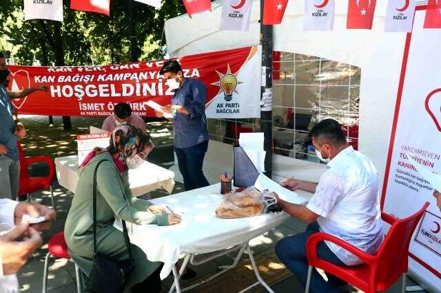 Bağcılarlılar, 'Kan ver can ver' kampanyasında buluştu