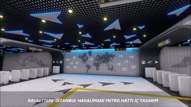 İstanbul Havalimanı Metro Hattı'nın yüzde 71'i tamamlandı İstanbul Havalimanı Metro Hattı'nın yüzde 71'i tamamlandı